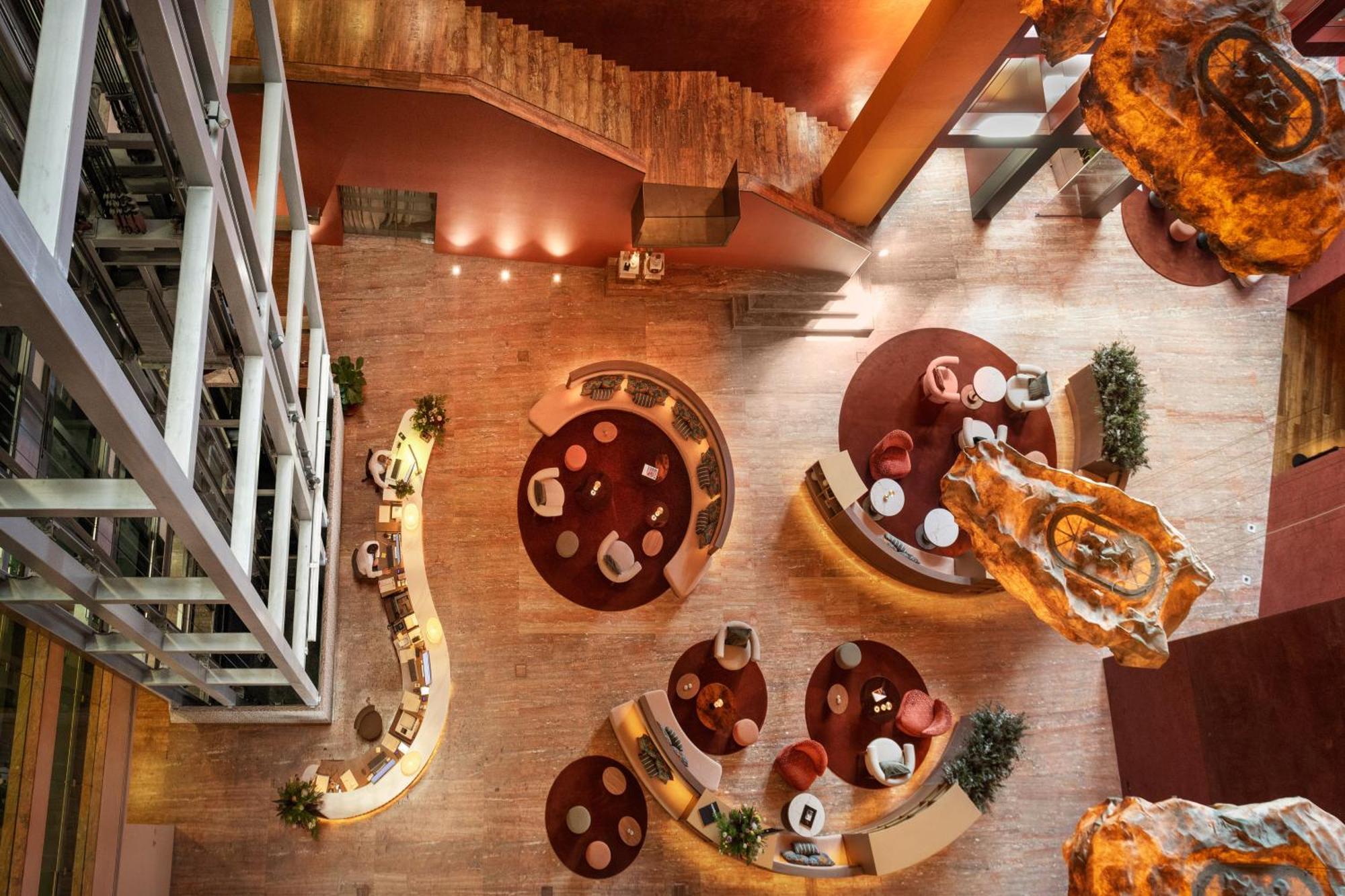 Hotel Meliá Bilbao Esterno foto The lobby of the hotel