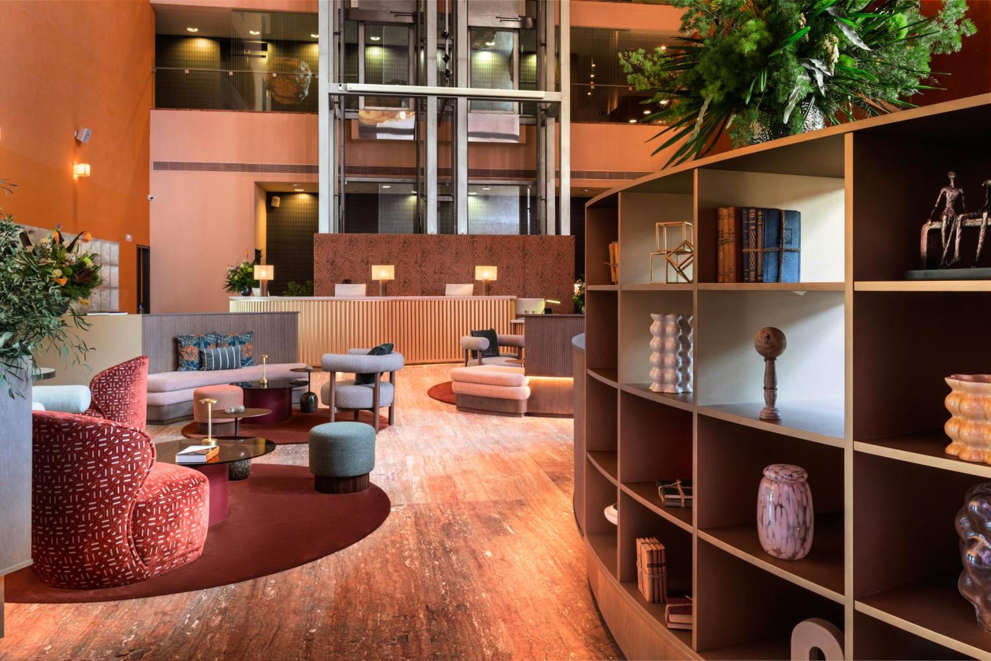 Hotel Meliá Bilbao Esterno foto The lobby of the hotel